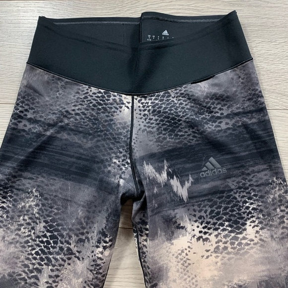 Adidas Climalite Pattern High Rise Tight Leggings - Picture 4 of 9